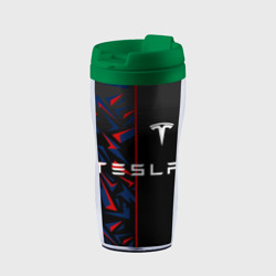 Термокружка-непроливайка Tesla motors Тесла