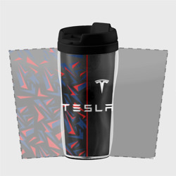 Термокружка-непроливайка Tesla motors Тесла - фото 2