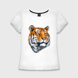 Женская футболка хлопок Slim Тигр