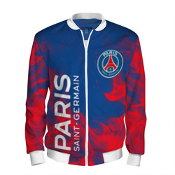 Мужской бомбер 3D ФК ПСЖ Paris Saint Germain