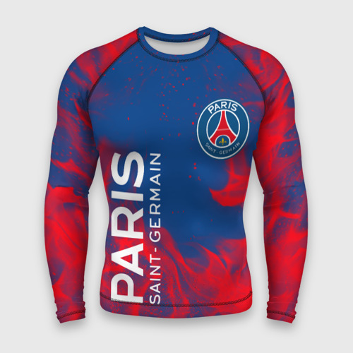 Мужской рашгард 3D ФК ПСЖ Paris Saint Germain, цвет 3D печать