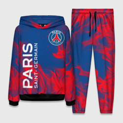 Женский костюм с толстовкой 3D ФК ПСЖ Paris Saint Germain