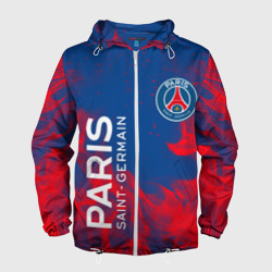 Мужская ветровка 3D ФК ПСЖ Paris Saint Germain