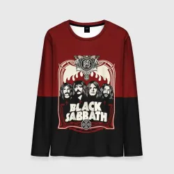 Мужской лонгслив 3D Black Sabbath