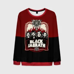 Мужской свитшот 3D Black Sabbath