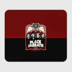 Прямоугольный коврик для мышки Black Sabbath
