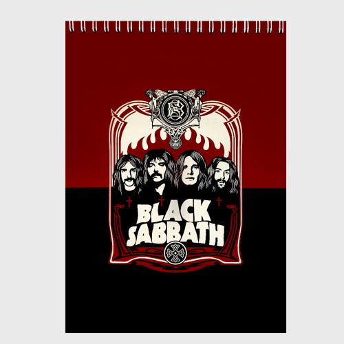 Скетчбук Black Sabbath, цвет белый