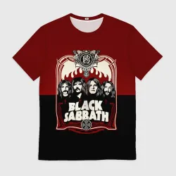 Мужская футболка 3D Black Sabbath