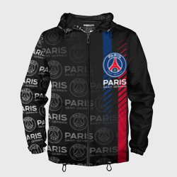 Мужская ветровка 3D ФК ПСЖ Paris Saint Germain