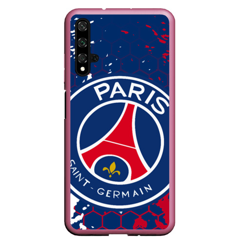 Чехол для Honor 20 ФК ПСЖ FC PSG Paris SG, цвет малиновый