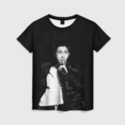Namjoon black – Женская футболка 3D с принтом купить со скидкой в -26%