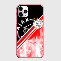 Чехол для iPhone 11 Pro Max матовый FC Ajax Amsterdam ФК Аякс