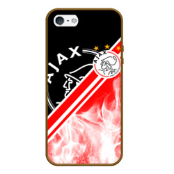 Чехол для iPhone 5/5S матовый FC Ajax Amsterdam ФК Аякс