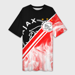 Платье-футболка 3D FC Ajax Amsterdam ФК Аякс