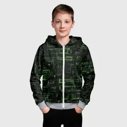 Детская толстовка 3D на молнии Схема - фото 2