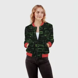 Женский бомбер 3D Схема - фото 2
