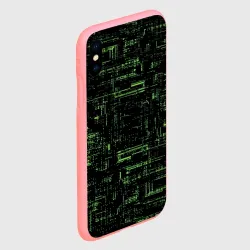 Чехол для iPhone XS Max матовый Схема - фото 2