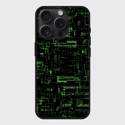 Чехол силиконовый для Apple iPhone 15 Pro матовый Схема