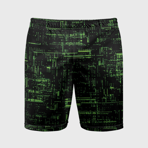 Мужские шорты спортивные Схема, цвет 3D печать