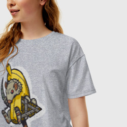 Женская футболка хлопок Oversize Bananaven - фото 2