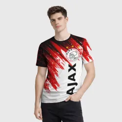 Мужская футболка 3D FC Ajax Amsterdam ФК Аякс - фото 2