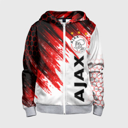 Детская толстовка 3D на молнии FC Ajax Amsterdam ФК Аякс