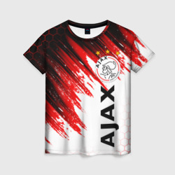 Женская футболка 3D FC Ajax Amsterdam ФК Аякс