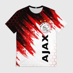 Мужская футболка 3D FC Ajax Amsterdam ФК Аякс