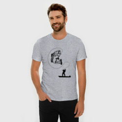 Мужская футболка хлопок Slim Рыбак и рыба - фото 2