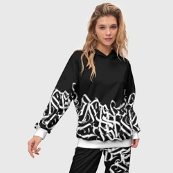 Женский костюм с толстовкой 3D Каллиграфия calligraphy - фото 2