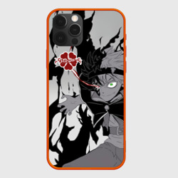 Чехол для iPhone 12 Pro Max Черный Аста демон Чёрный клевер
