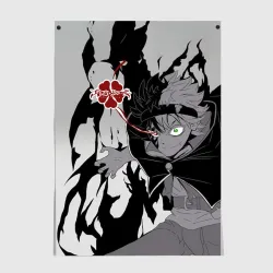 Постер Черный Аста демон Чёрный клевер