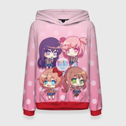 Женская толстовка 3D Doki Doki Literature club
