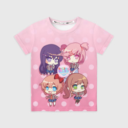 Детская футболка 3D Doki Doki Literature club