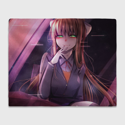 Плед 3D Monika Doki Doki, цвет 3D (велсофт)