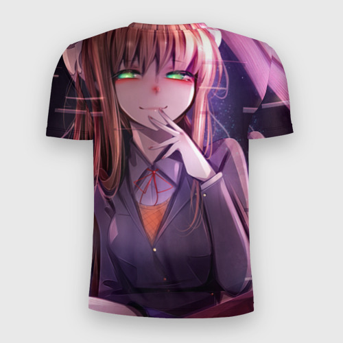 Мужская футболка 3D Slim Monika Doki Doki, цвет 3D печать - фото 2