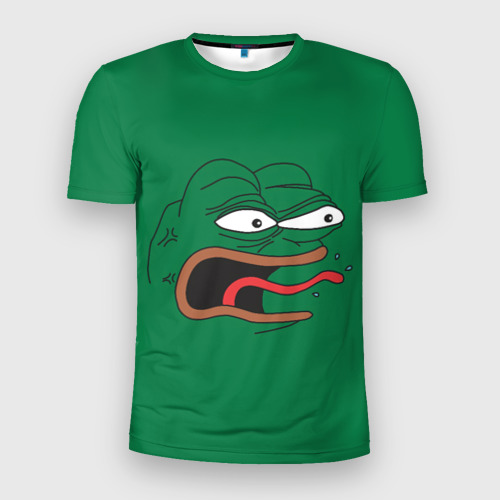 Мужская футболка 3D Slim Pepe skin, цвет 3D печать