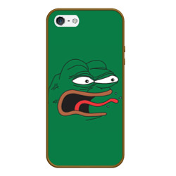 Чехол для iPhone 5/5S матовый Pepe skin