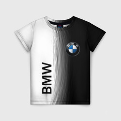 Детская футболка 3D Black and White. BMW