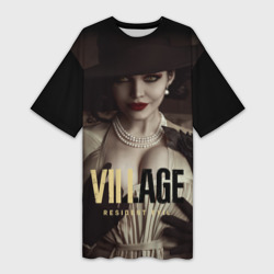 Village - Resident Evil  – Платье-футболка 3D с принтом купить