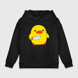 Детское худи Oversize хлопок Утка с ножом кругляш