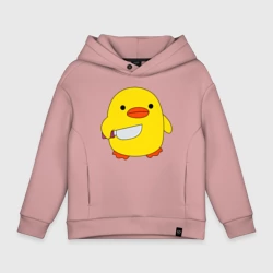 Детское худи Oversize хлопок Утка с ножом кругляш