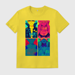 Мужская футболка хлопок Gurren Lagann posters