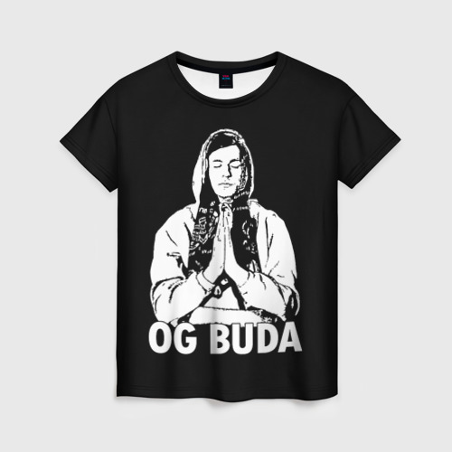 Женская футболка 3D OG Buda, цвет 3D печать