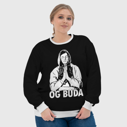 Женский свитшот 3D OG Buda, цвет 3D печать - фото 6