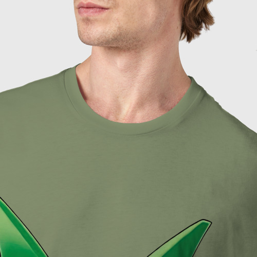 Мужская футболка хлопок Пикачу в костюме дракона, цвет авокадо - фото 6