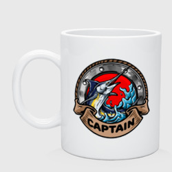 Кружка керамическая Рыба меч Captain