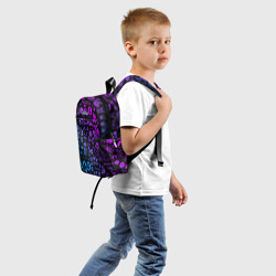 Детский рюкзак 3D Hacker Logo Градиент - фото 2