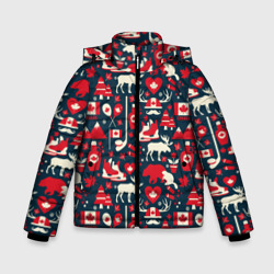 Зимняя куртка для мальчиков 3D Канада