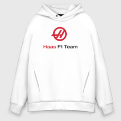 Мужское худи Oversize хлопок Haas F1 Team